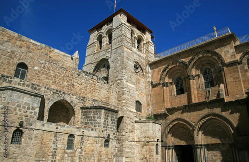 Church of the Holy Sepulchre, church in the Christian Quarter of the Old City of Jerusalem, Israel