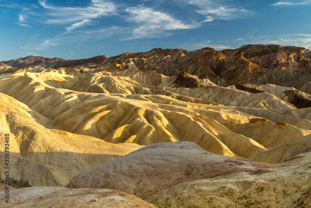 Shapes and lines of Zabriskie Point