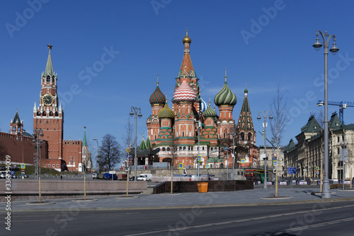  Vasilievsky descent near red Square and the Kremlin