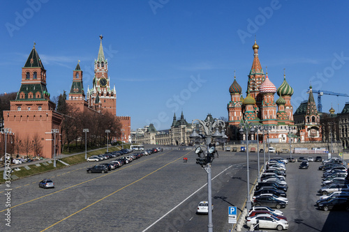  Vasilievsky descent near red Square and the Kremlin photo