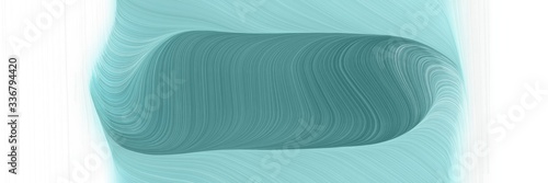 modern moving horizontal header with medium aqua marine, cadet blue and alice blue colors. graphic with space for text or image. can be used as header or banner © Eigens
