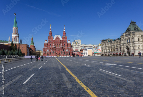 Almost empty Red Square