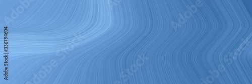 modern decorative header design with steel blue, sky blue and corn flower blue colors. graphic with space for text or image. can be used as header or banner