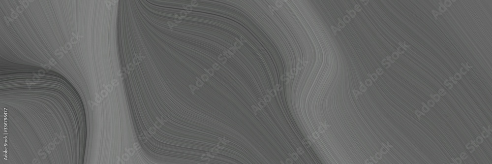 modern flowing horizontal header with dim gray, gray gray and dark slate gray colors. graphic with space for text or image. can be used as header or banner