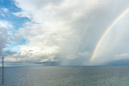 Rainbow over Gulf of Mexico