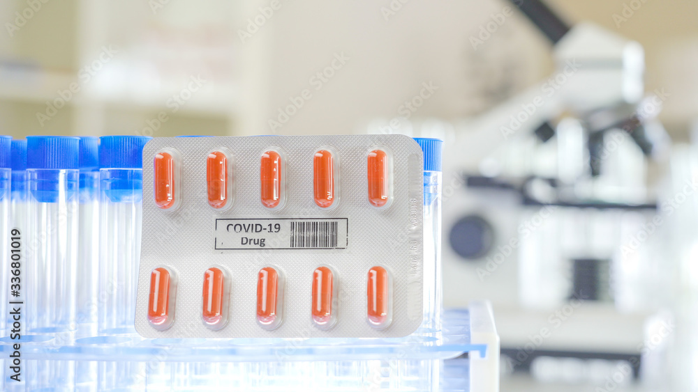 A Covid-19 drug tablet pack for coronavirus treatment