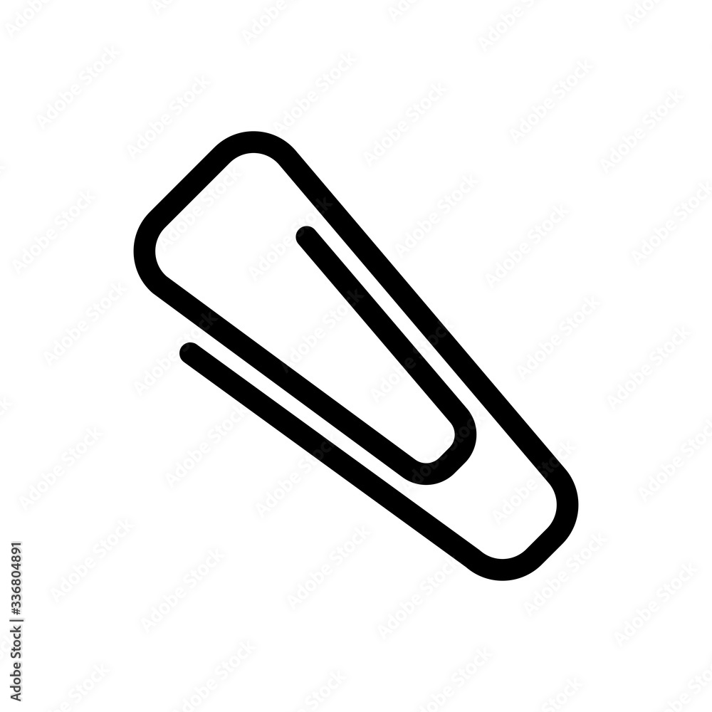 Paper clip icon vector design templates Paper clip icon vector design templates