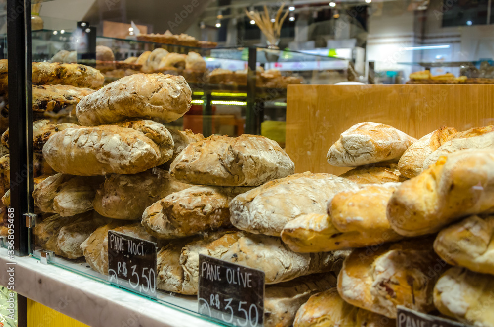 EATALY bakery. The largest Italian gastronomic center in Sao Paulo, Brazil.A place where you can eat, shop and learn. EATALY bakery. The largest Italian gastronomic center in Sao Paulo, Brazil.A place where you can eat, shop and learn.