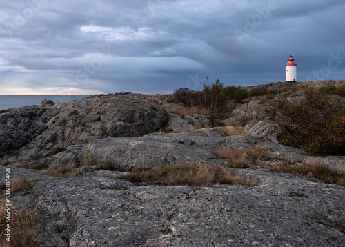 Island with lighthouse in S...