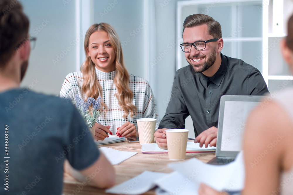 businessman discussing with business team new strategy businessman discussing with business team new strategy