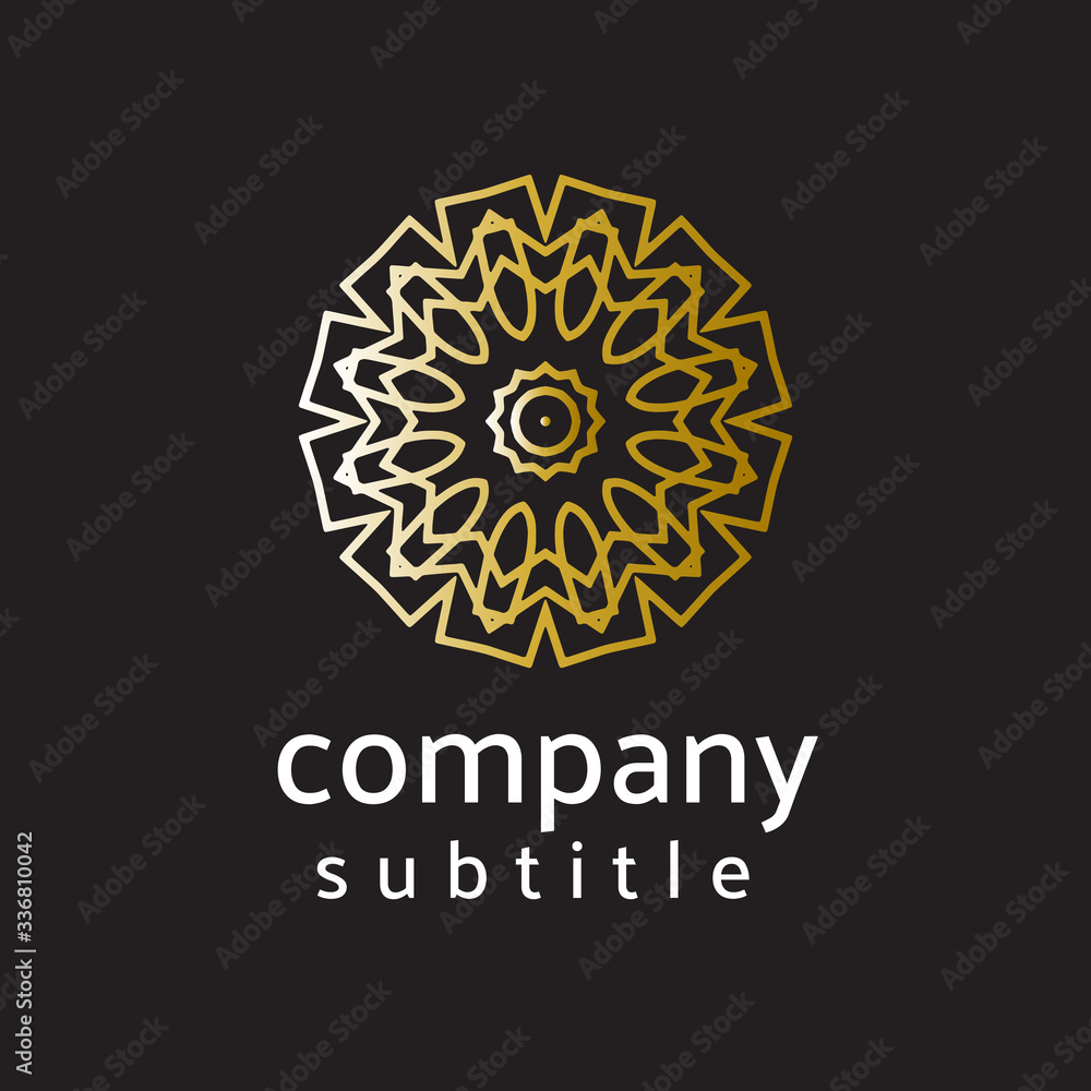 ornament gold logo ornament gold logo