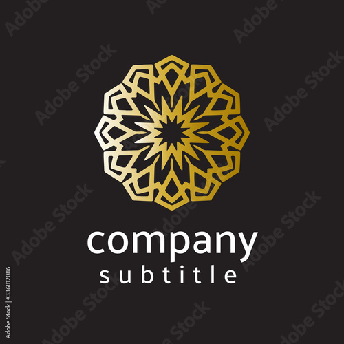 ornament gold logo