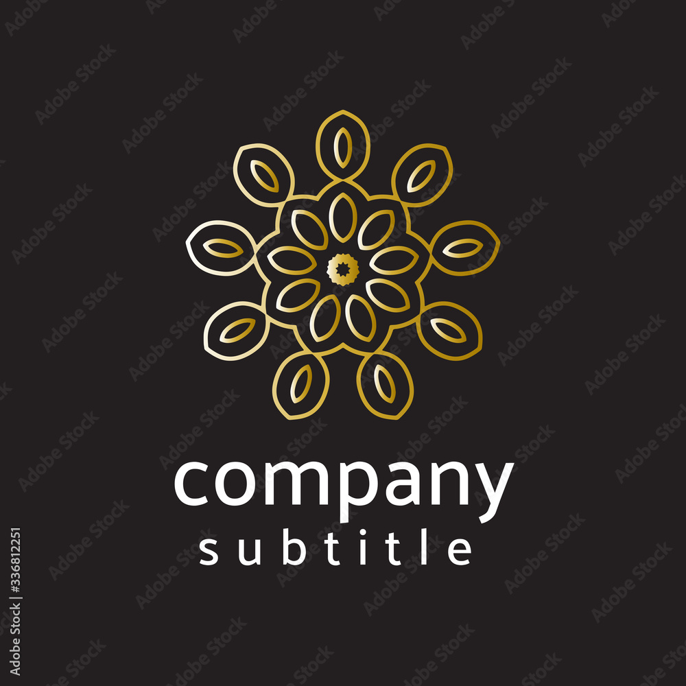ornament gold logo ornament gold logo