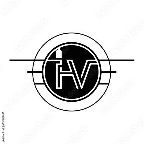 Logo design: letters I-V