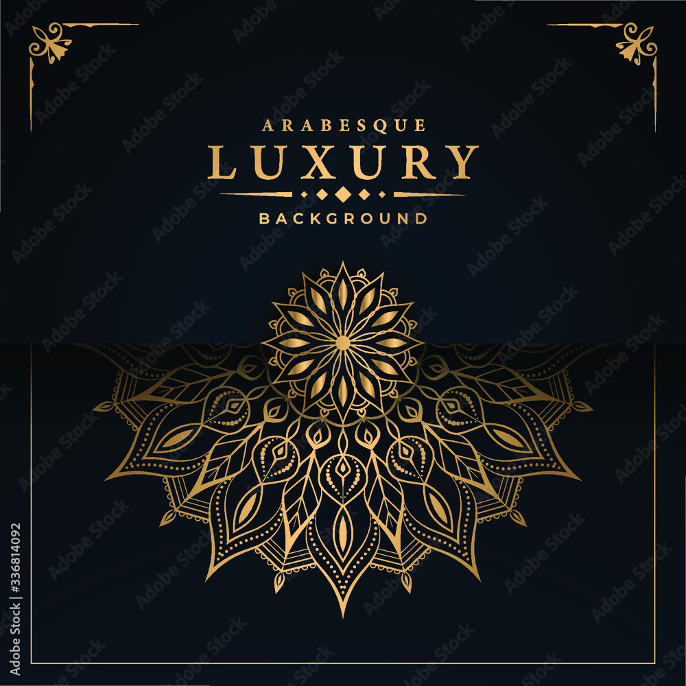 Abstract luxury ornamental mandala design background with arabesque pattern arabic islamic east style. Abstract luxury ornamental mandala design background with arabesque pattern arabic islamic east style.