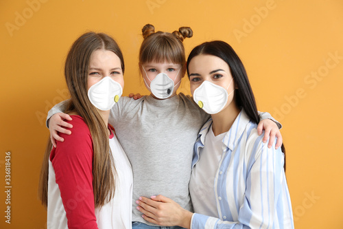 Lesbian couple with little ...