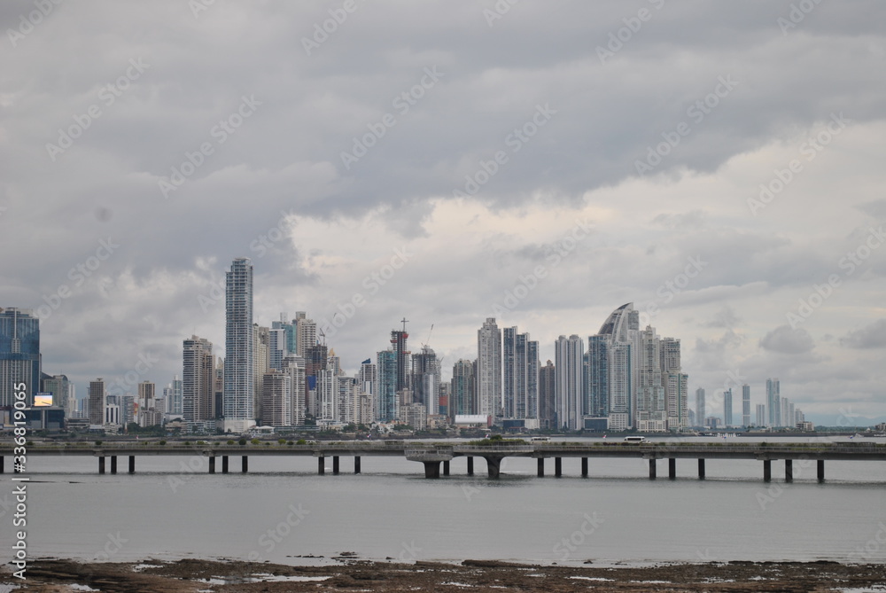 Fototapeta premium View of the Modern Panama City