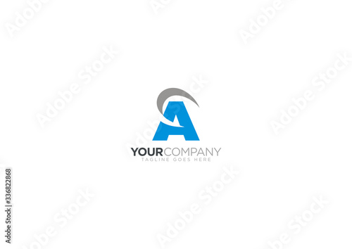 Vector Logo Design Letter A Concept Editable
