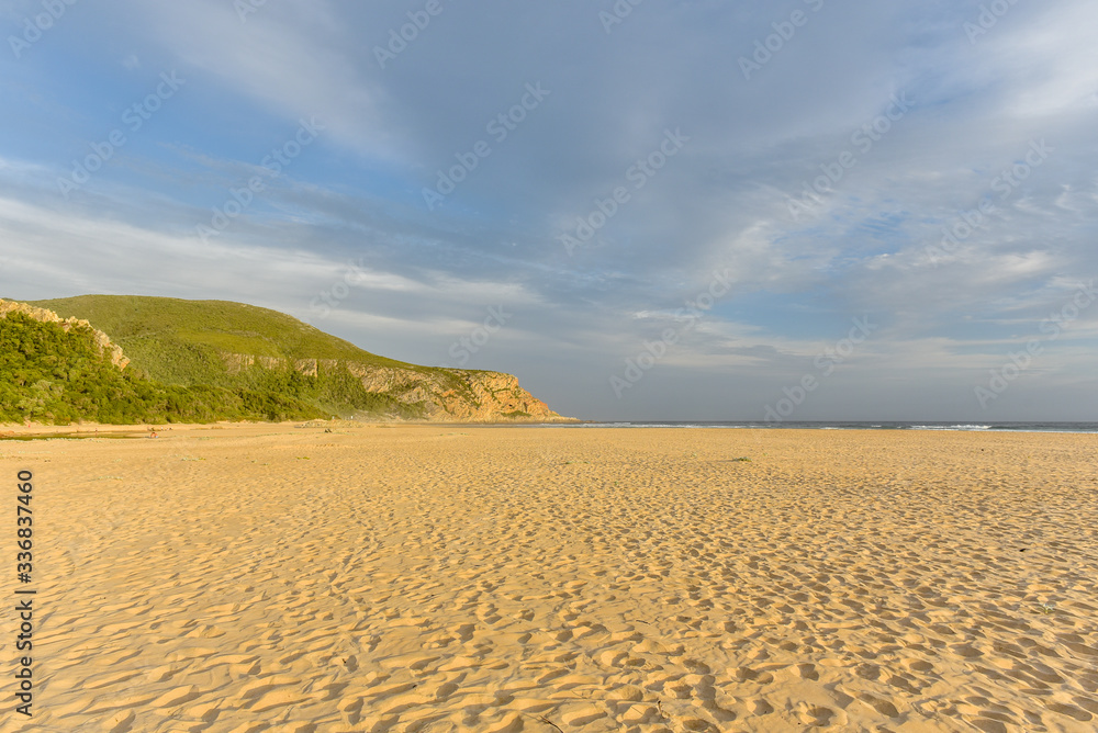 Naklejka premium Nature's Valley is a popular tourist destination near Plettenberg Bay on the Garden Route, Western Cape, South Africa