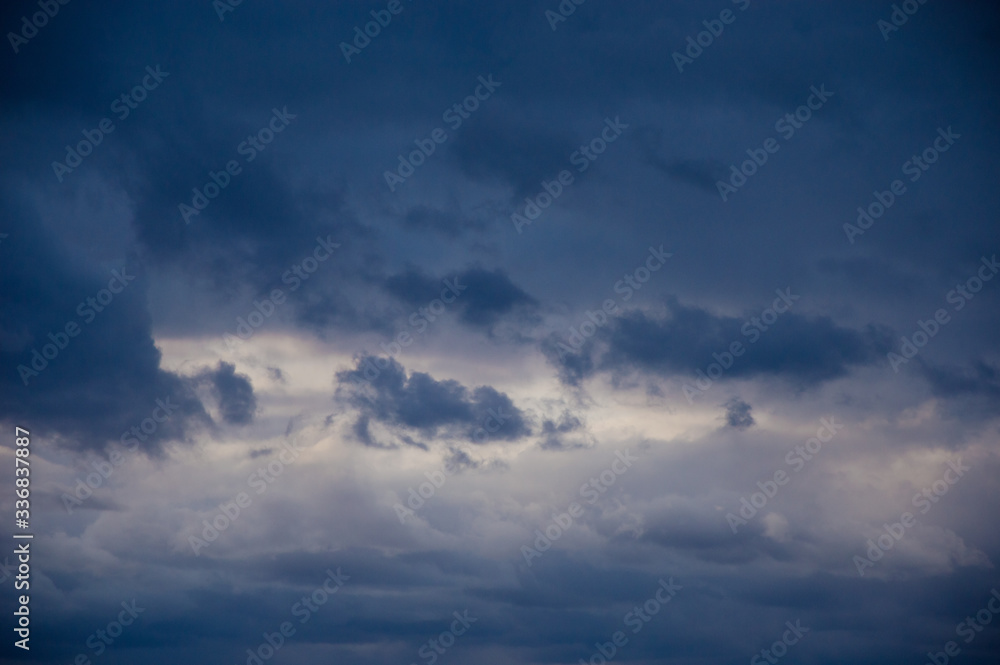 Obraz premium blue sky with clouds