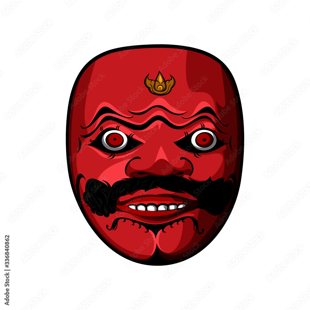 Tumenggung Traditional Mask Tumenggung Traditional Mask