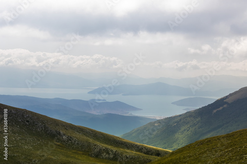 Lake Prespa and this gradation of mountains and islands are simply extraordinary.