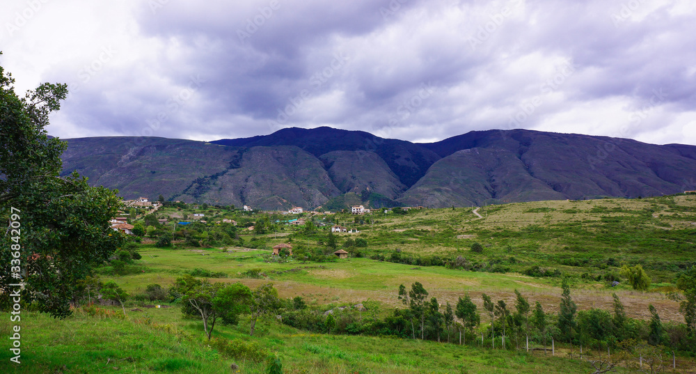 Villa de leiva landscape, colombia
