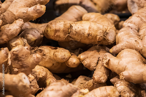 Fresh ginger for a healthy diet. Detox product
