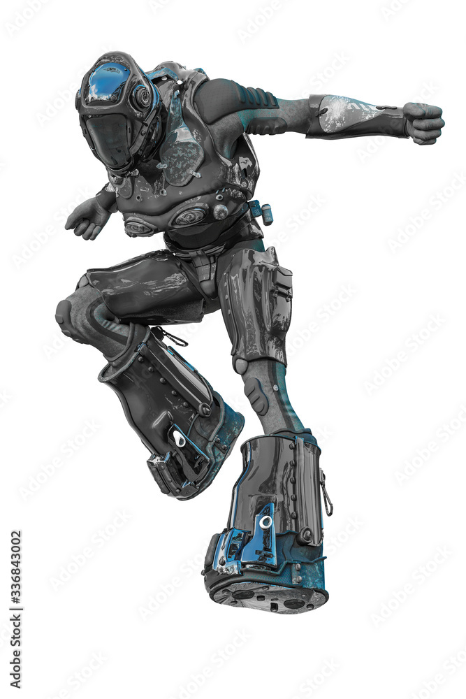 astronaut in black exo suit exploring around astronaut in black exo suit exploring around