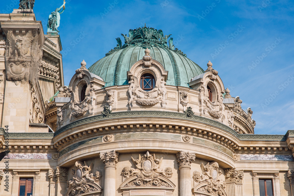 Naklejka premium Facade of The Opera or Palace Garnier. Paris, France