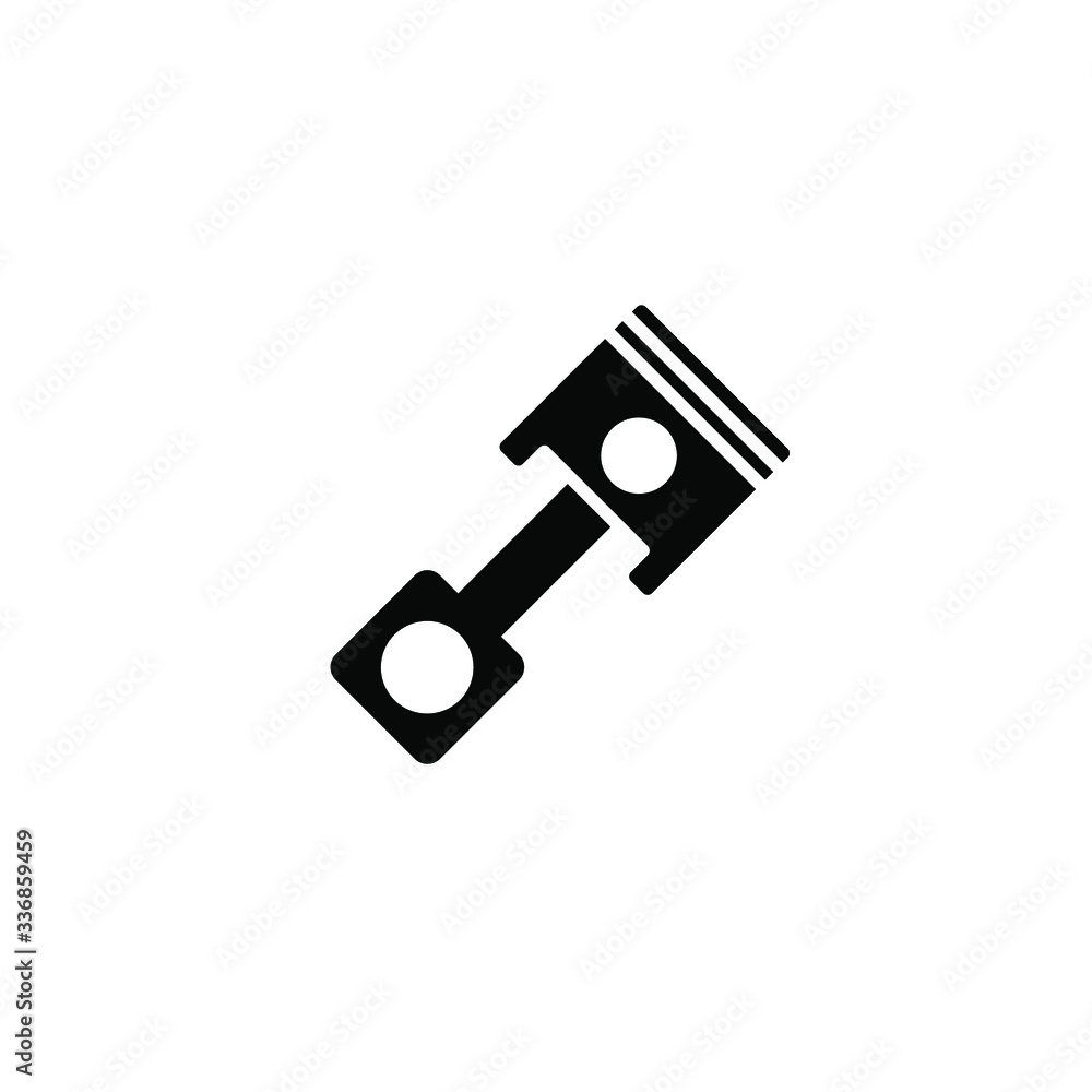 Piston icon template Piston icon template