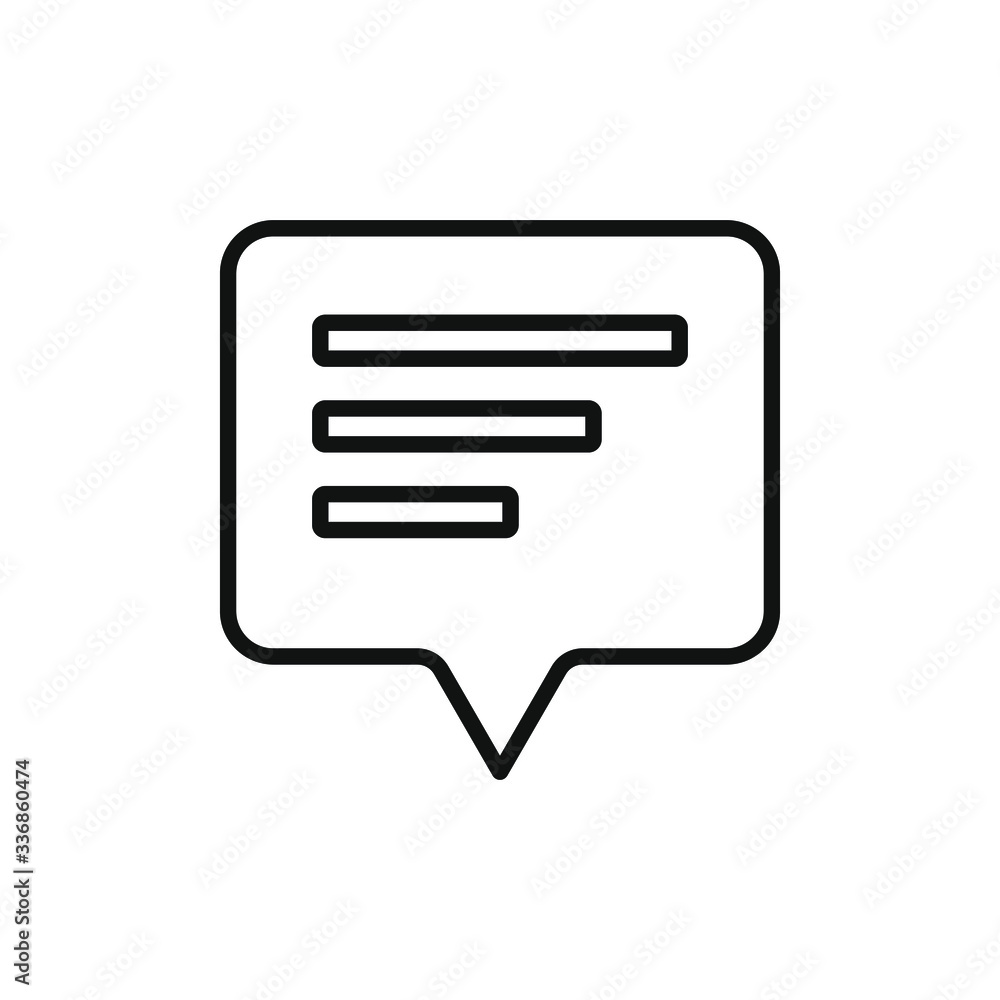 messages icon, chatting icon isolated on white background messages icon, chatting icon isolated on white background