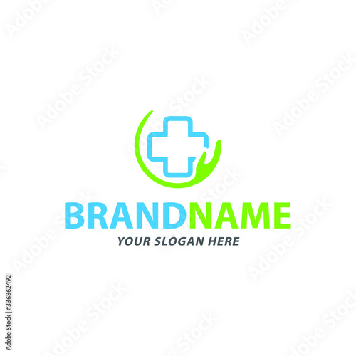 creative healthcare logo design, vector
