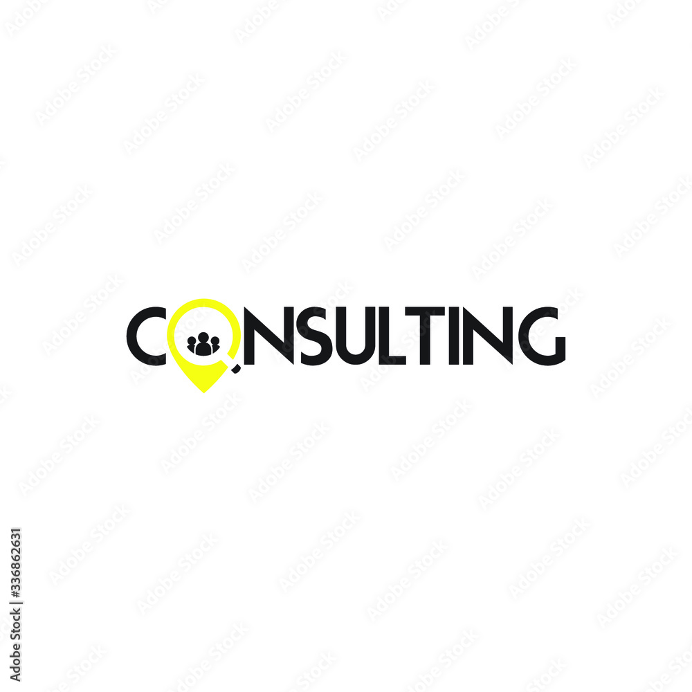creative consulting logo design, vector creative consulting logo design, vector