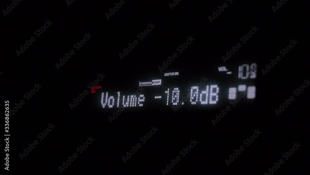 HDMI amplifier volume change on display, Sound volume expressed in decibels HDMI amplifier volume change on display, Sound volume expressed in decibels