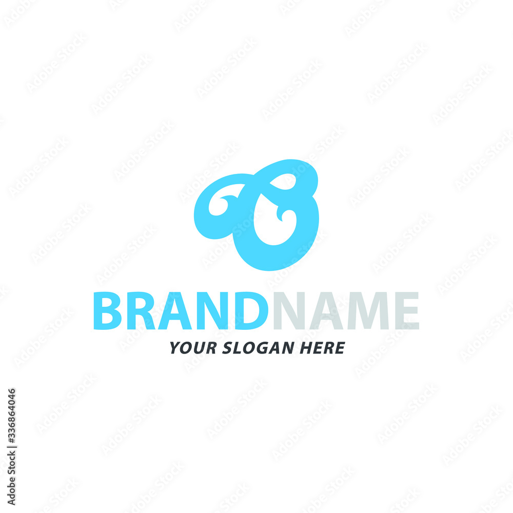 Creative Lettering Logo Design, Vector Creative Lettering Logo Design, Vector