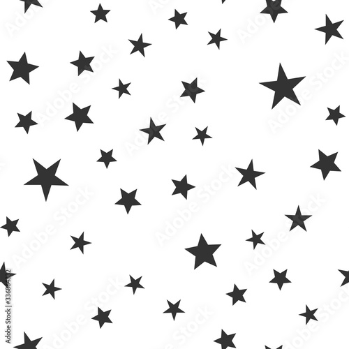 Stars seamless pattern. Vector illustration. Star icons texture background.