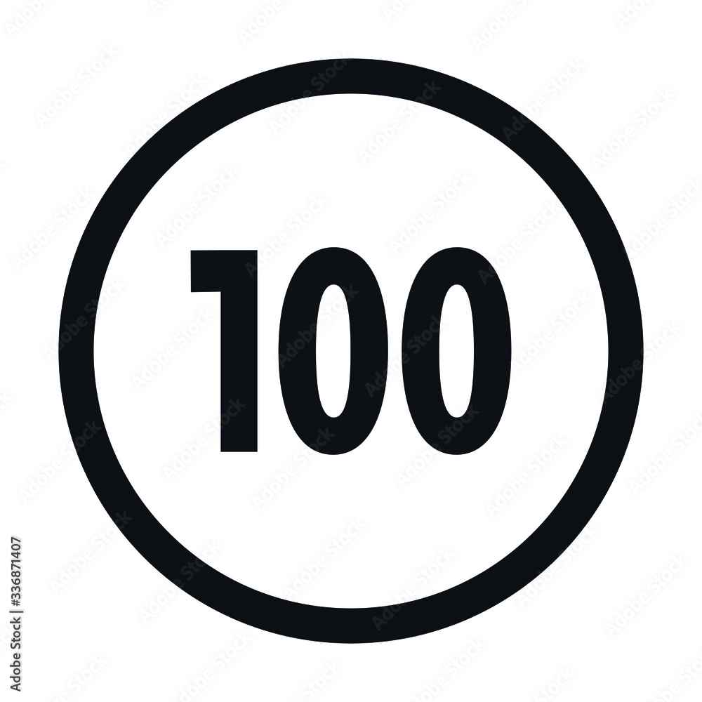 100円玉硬貨のイラスト