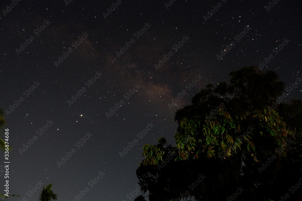 Fototapeta premium Sunset, stars