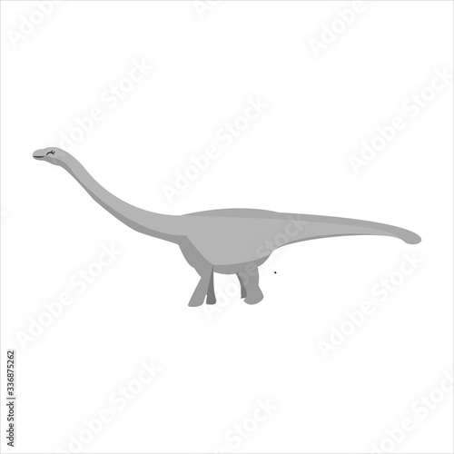 Cute animal dinosaur clip art illustration cartoon character