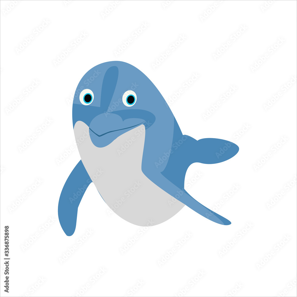 Beautiful dolphin clip art character artwork cartoon Beautiful dolphin clip art character artwork cartoon