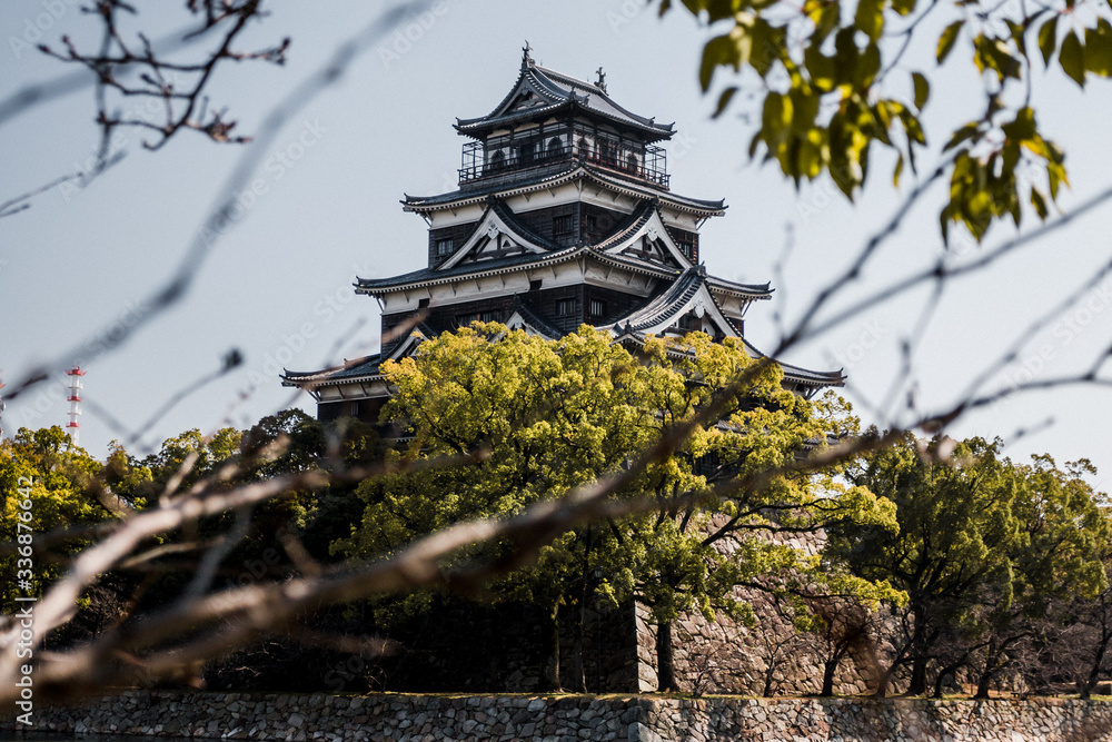 Fototapeta premium Hiroshima Castle Japan
