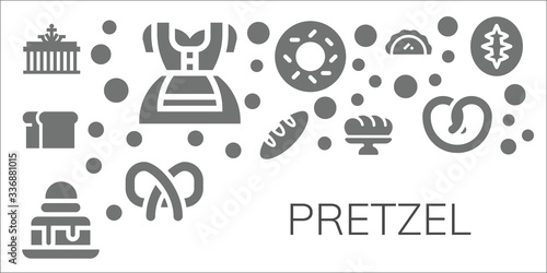 pretzel icon set