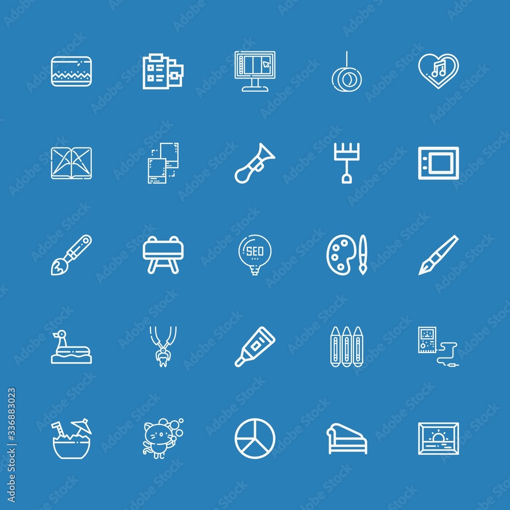 Editable 25 drawing icons for web and mobile Editable 25 drawing icons for web and mobile