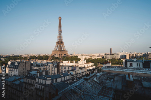 The Eiffel Tower at Champ de Mars in Paris, France © Rawpixel.com
