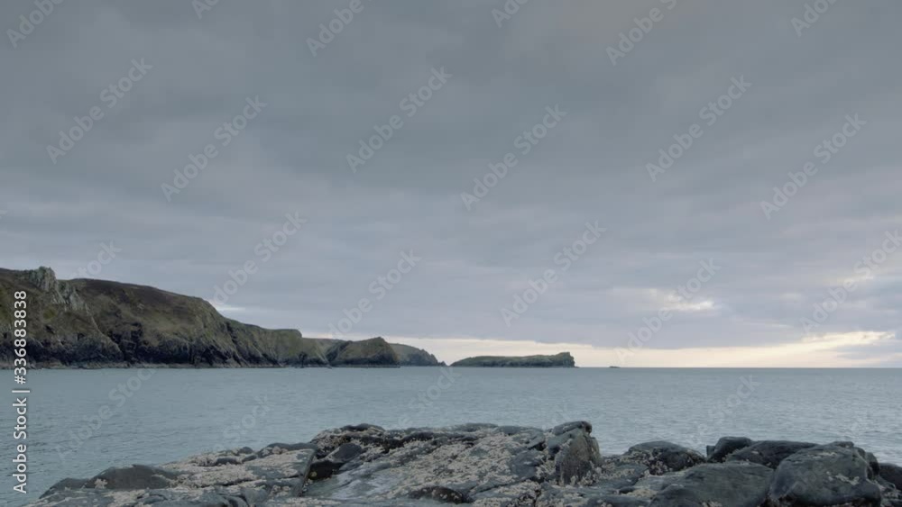 Looking over to Mullion Island from Polurrian Cove, Cornwall, England.
(Shot on Arri Alexa Mini LF)