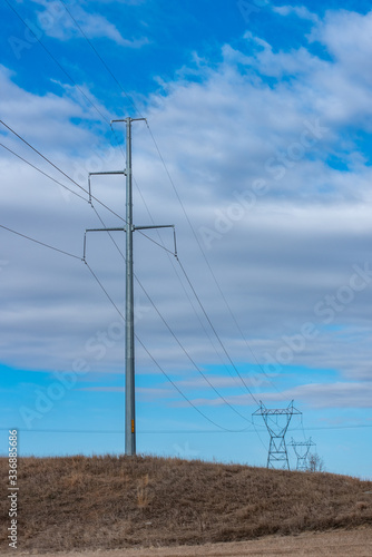 high voltage power lines
