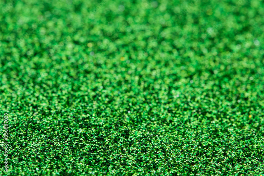 Fototapeta premium Glittery green background