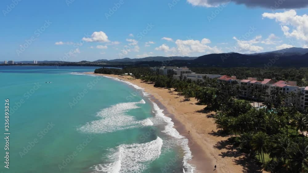 Puerto Rico Paradise with beach, waves and swimming pools in the Caribbean Puerto Rico Paradise with beach, waves and swimming pools in the Caribbean