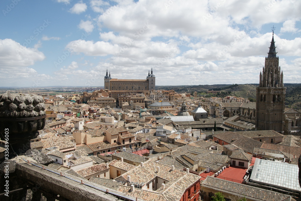 Obraz premium Toledo Spain city view 